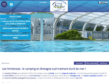 Tablet Screenshot of camping-loctudy.com